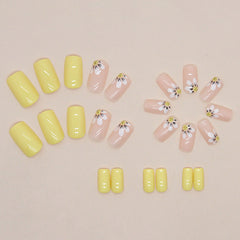 24pcs/Set Press On Nails W1100