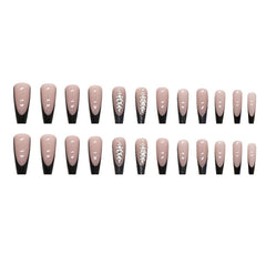 24pcs/Set Press On Nails Z595