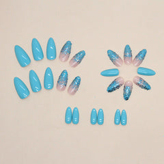 24pcs/Set Press On Nails W1000