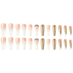 24pcs/Set Press On Nails CZ203-B7