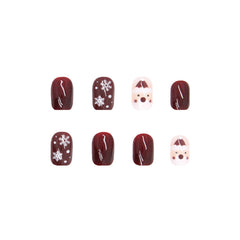 24pcs/Set Press On Nails R621