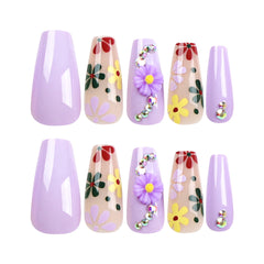 24pcs/Set Press On Nails JP2956