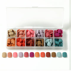 12 colors/Set Press On Nails 24pcs/color HZ03