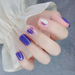 Nnatural & Flexible Press On Nails 24PCS/set HS-119