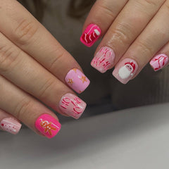 24pcs/Set Press On Nails SN157