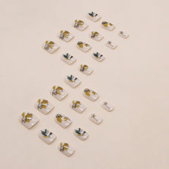 24pcs/Set Press On Nails W1073