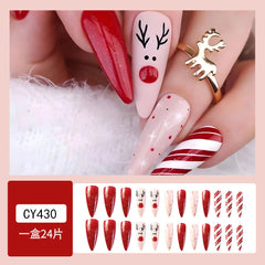 24pcs/Set Press On Nails CY430