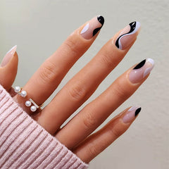 24pcs/Set Press On Nails IA#415