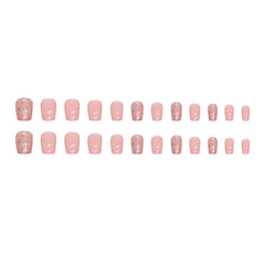24pcs/Set Press On Nails W1320