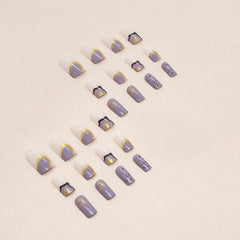 24pcs/Set Press On Nails W757