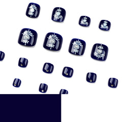 Press On Toe nails Set 24pcs/set JP1638
