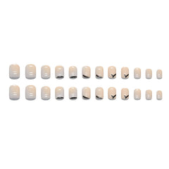 24pcs/Set Press On Nails W1118