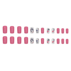24pcs/Set Press On Nails W1387