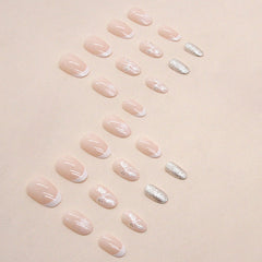 24pcs/Set Press On Nails W1202
