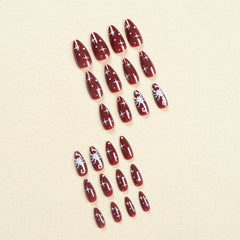 24pcs/Set Press On Nails JF0721