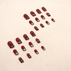 24pcs/Set Press On Nails Z552