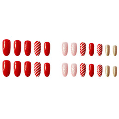 24pcs/Set Press On Nails DY260