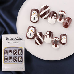 24pcs/Set Press On Nails SN-ZH01