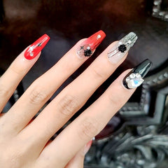 24pcs/Set Press On Nails CKCZ233-B5