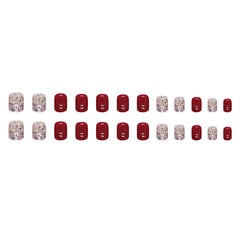 24pcs/Set Press On Nails W1400