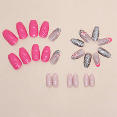 24pcs/Set Press On Nails W1269