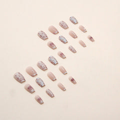 24pcs/Set Press On Nails Z574