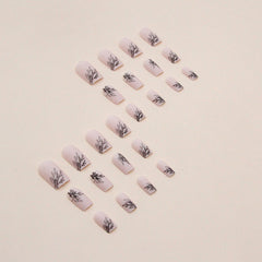 24pcs/Set Press On Nails W909