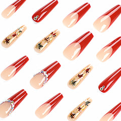 24pcs/Set Press On Nails JP2841