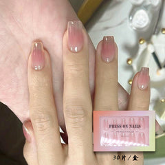 24pcs/Set Press On Nails S010