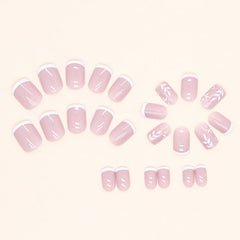 24pcs/Set Press On Nails W520