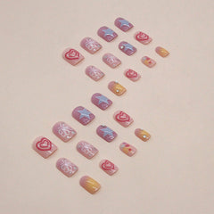 24pcs/Set Press On Nails Z806