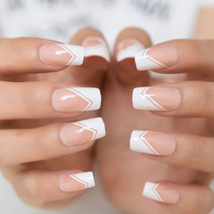 24pcs/set Press on nails l6218