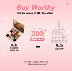 16 Colors Solid Nail Gel CL10