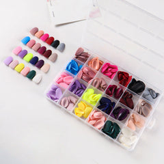 24 Colors 576 pcs /Set Press On Nails 24pcs/Color TF-032