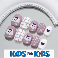 Mini Press On Nails 24pcs/Set K008