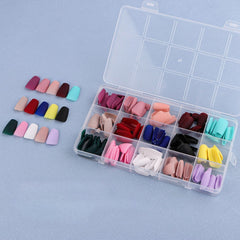 15 Colors 360pcs /Set Press On Nails 24pcs/Color FN16