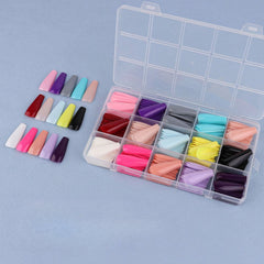 15 Colors 360pcs /Set Press On Nails 24pcs/Color FN01