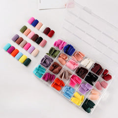 24 Colors 576 pcs /Set Press On Nails 24pcs/Color TF-028