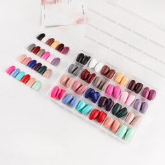 24 Colors 576 pcs /Set Press On Nails 24pcs/Color TF-033