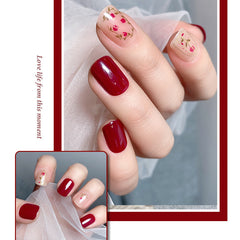 Nnatural & Flexible Press On Nails 24PCS/set HS-113 best seller