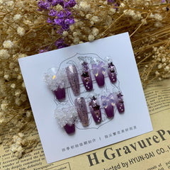 10pcs/Set Press On Nails CDJ0116-9