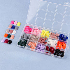 15 Colors 360pcs /Set Press On Nails 24pcs/Color FN07
