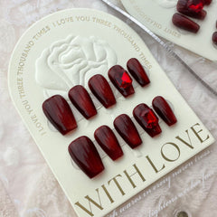 10pcs/Set Press On Nails CDJ542-123