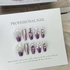 10pcs/Set Press On Nails CDJ0116-9