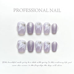 10pcs/Set Press On Nails CDJ542-187