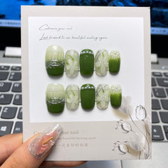 10pcs/Set Press On Nails CDJ0117-15