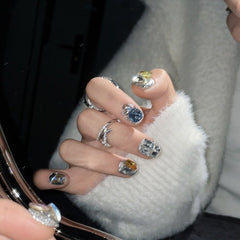 10pcs/Set Press On Nails CDJ542-186