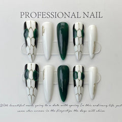 10pcs/Set Press On Nails CDJ542-117