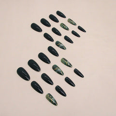 24pcs/Set Press On Nails W1057