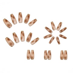 24pcs/Set Press On Nails YJ0236